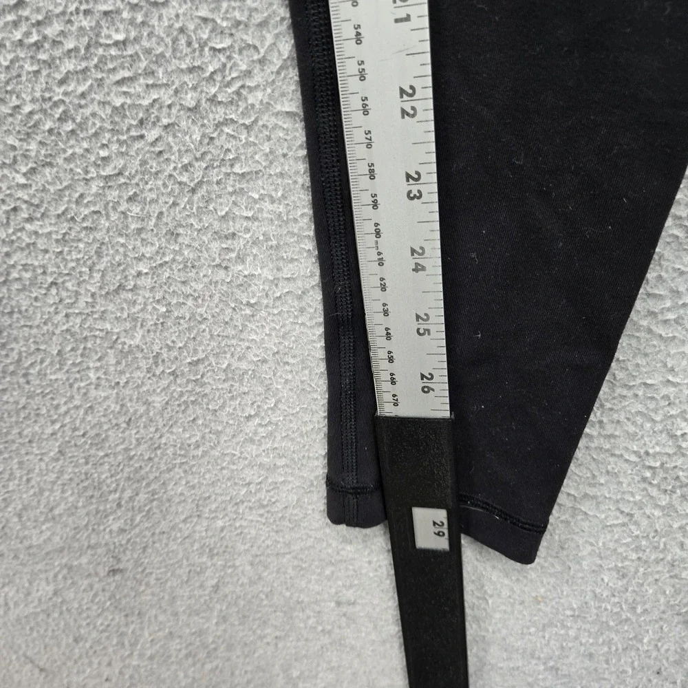 Lululemon Women Activewear Pants 6 Black Yoga Legging Mid Rise Slim 29